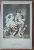 Fotografie pe carton, dupa pictura de Bartolom&eacute; Esteban Murillo (1618-1682)