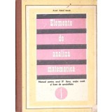 ELEMENTE DE ANALIZA MATEMATICA, MANUAL PENTRU ANUL IV LICEU-CAIUS IACOB-331583
