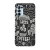 Husa compatibila cu Oppo A15s model Take a coffee, Silicon, TPU, Viceversa, Transparent, Carcasa