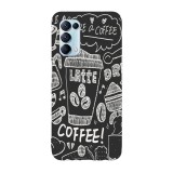 Husa compatibila cu Oppo A72 model Take a coffee, Silicon, TPU, Viceversa, Transparent, Carcasa