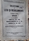 Colectiune de legi si regulamente tomul XXII 1944