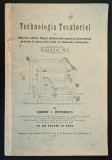 rara 1929 TEHNOLOGIA TESATORIEI la RAZBOIUL de TESUT. Instructiuni practice, Calcule, Modele. 132 pag, 220 figuri Ctin.I.Petrovici. Covor. Stare buna