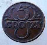 1.389 POLONIA 5 GROSZY 1938, Europa, Bronz