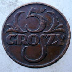 1.389 POLONIA 5 GROSZY 1938