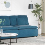 VidaXL Modul central canapea modulară cu perne, albastru, 100 cm