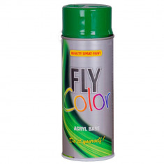 Vopsea Spray Decorativa Dupli-Color Fly Color, 400 ml, Verde, Spray Vopsea Decorativa, Vopsea Acrilica Decorativa, Vopsele Decorative Pulverizante, Du