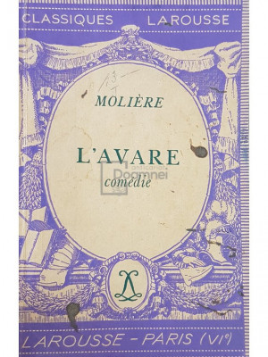 Moliere - L&amp;#039;avare foto