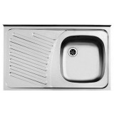 Chiuveta inox Alveus Compact 10 Leinen 80x50 cm dreapta