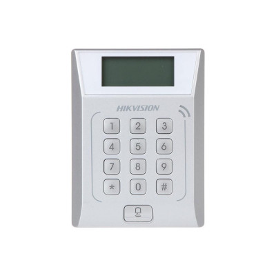 Cititor de proximitate IP cu tastatura Pin Card 3000 carduri Hikvision - DS-K1T802E SafetyGuard Surveillance foto