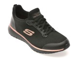 30Pantofi sport SKECHERS negri, 77222EC, din material textil