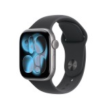 Apple Watch Series 11 GPS 42mm Space Grey Aluminium Case with Black Sport Band - M L