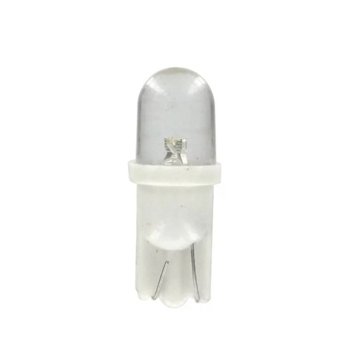 Bec tip LED 24V poz semn bord soclu pl W5W W21x95d 2buc - Alb Garage AutoRide