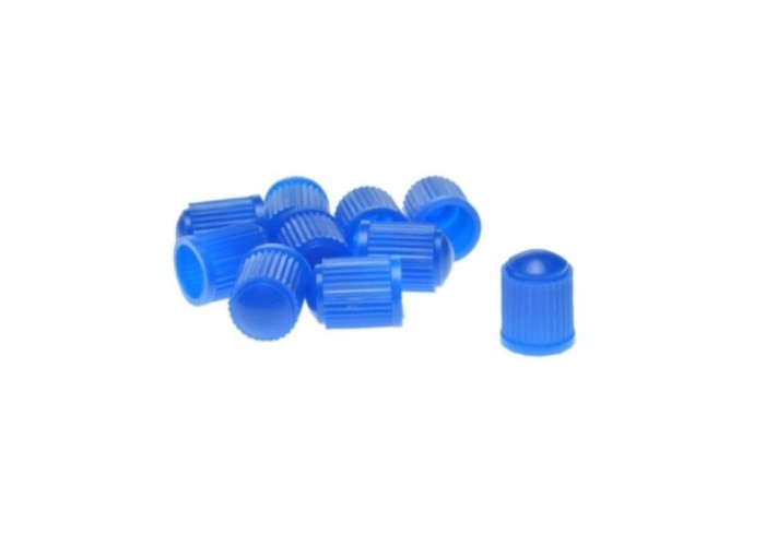 Set 10 capace ventil roata, albastre