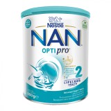 Nan 2 Optipro HMO, 6+ luni, 800 g, Nestle