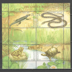 Moldova.2005 Animale:Reptile si amfibieni-Bl. DF.114