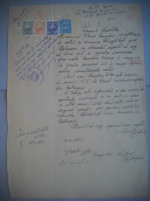 HOPCT DOCUMENT VECHI FISCALIZAT 412 COMUNA RANGHILESTI JUD BOTOSANI 1948 foto