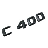 Emblema C 400 pentru spate portbagaj Mercedes, Negru