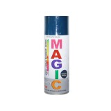 Spray vopsea albastru mineral Magic RNF 450 ml pentru retus si decor