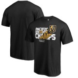 Vegas Golden Knights tricou de bărbați black 2018 Pacific Division Champions All-Time Save - M, Fanatics Branded
