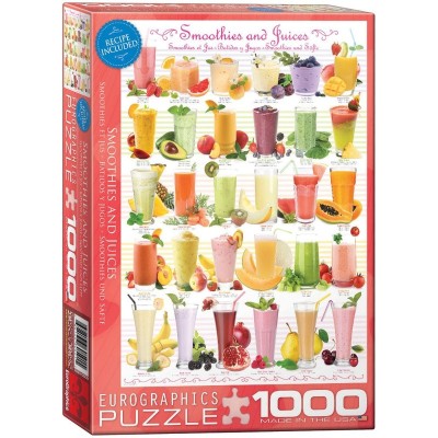 Puzzle 1000 piese Smoothies and Juices foto