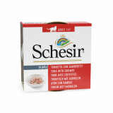 Cumpara ieftin Schesir Cat Tuna with Shrimps in Jelly, conserva, 85 g