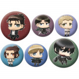 Set Insigne Attack On Titan - Chibi Characters