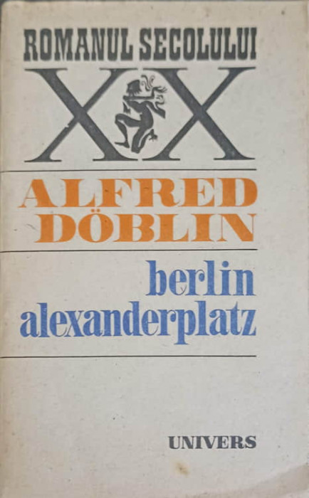 BERLIN ALEXANDERPLATZ-ALFRED DOBLIN