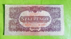 4881A- Ocupatia Armata Rosie 100 Pengo 1944 circulata stare buna.