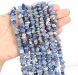 Sirag cuart albastru natural chipsuri 80cm, Stonemania Bijou