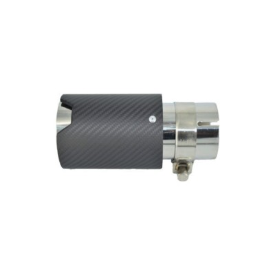 Ornament toba cu carcasa din carbon Cod: M89-70 Automotive TrustedCars foto
