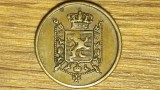 Belgia - piesa de istorie - Jeton/token Leopold II - aprox. 1860-1890 - calitate foarte buna ! 13 mm
