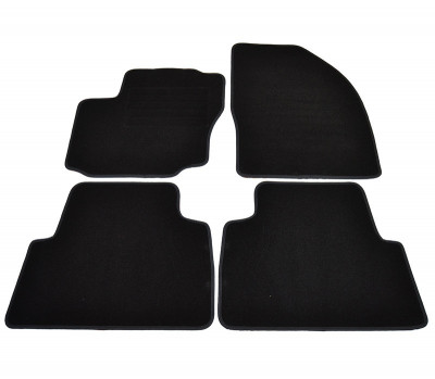 Covorase mocheta Ford C-MAX 10/2003-10/2010 Negru, set de 4 bucati Kft Auto foto