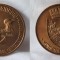 medalia Municipiul GIURGIU &amp; Cetatea Giurgiului, medalie aniversara 600 de ani de atestare, voievozii Mircea cel Bătr&acirc;n si Mihai Viteazul #2