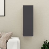 Cumpara ieftin Comodă TV, gri, 30,5x30x90 cm, lemn prelucrat