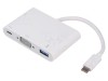 Adaptor USB 3.0/3.1 190mm Alb