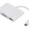 Adaptor USB 3.0/3.1 190mm Alb