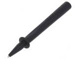 Terminal de măsurare 32A negru 4mm 130mm