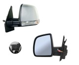 Oglinda exterioara Opel Combo, 11.2011-2015, Stanga, TOUR, reglare electrica; grunduita; incalzita; geam convex; cromat; 6 pini; cu semnalizare, View