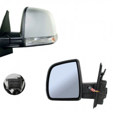 Oglinda exterioara Opel Combo, 11.2011-2015, Stanga, TOUR, reglare electrica; grunduita; incalzita; geam convex; cromat; 6 pini; cu semnalizare, View