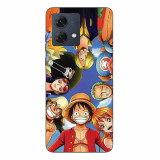 Husa compatibila cu Motorola Moto G84 Silicon Gel Tpu Model One Piece Crew