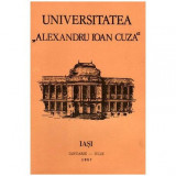 - Universitatea &quot;Alexandru Ioan Cuza&quot; Iasi - ianuarie-iulie 1987 - 103101