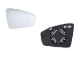 Geam oglinda exterioara cu suport fixare VW Tiguan, 05.2016-, Allspace, partea Dreapta, incalzit; sticla convexa; geam cromat, Aftermarket