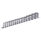 Unior 190H12P15 - Set capete chei tubulare 10-32 mm patrat 1/2 inch 15 bucati