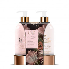 Set Cadou Delightful Duo, The Luxury Bathing Company, Velvet Rose Peony, 600 ml