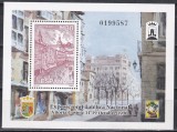 Spania 1996 - Expoziţia Naţională de Filatelie EXFILNA &#039;96, Vitoria, Colita, MNH, Nestampilat