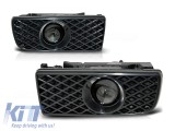 Kit de proiectoare cu lentila potrivit pentru BMW Seria 3 E36 1990-1999 negru, stanga + dreapta Performance AutoTuning