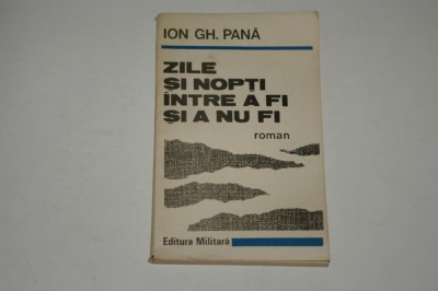 Zile si nopti intre a fi si a nu fi - Ion Gh. Pana foto