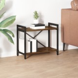 vidaXL Bibliotecă Stejar afumat 60 x 30 x 48.5 cm Lemn compozit