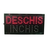 Panou cu reclama luminoasa LED Deschis-Inchis, 48,5 x 25.5 cm