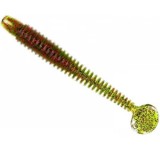 Cumpara ieftin Twister Lunker City Swimming Ribster 4&quot; Grub, 144 Watermelon Red, 10cm, 10buc/blister